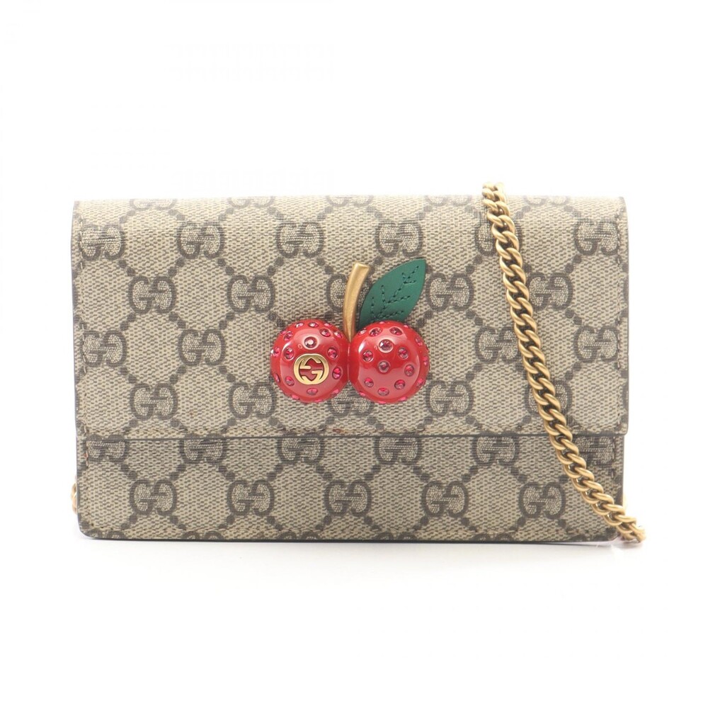 Gucci Cherry Gg Supreme Canvas Mini #321530G77B